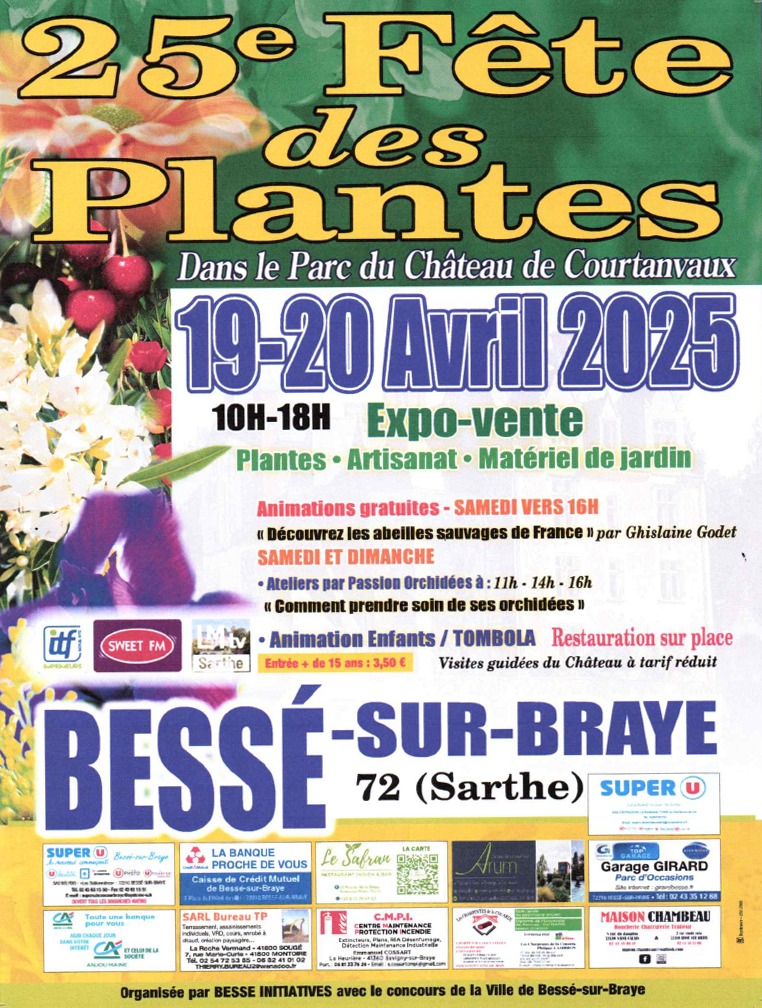 Affiche Courtanvaux Côté Jardin 2025