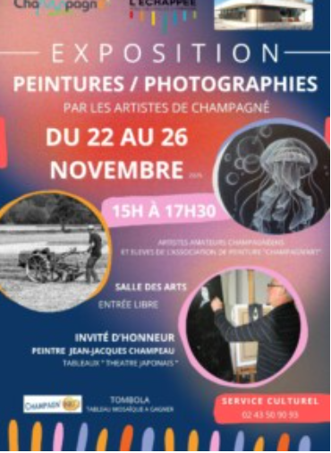 affiche expo champagné nov 2025