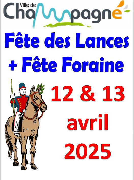 affiche fête des lances 2025