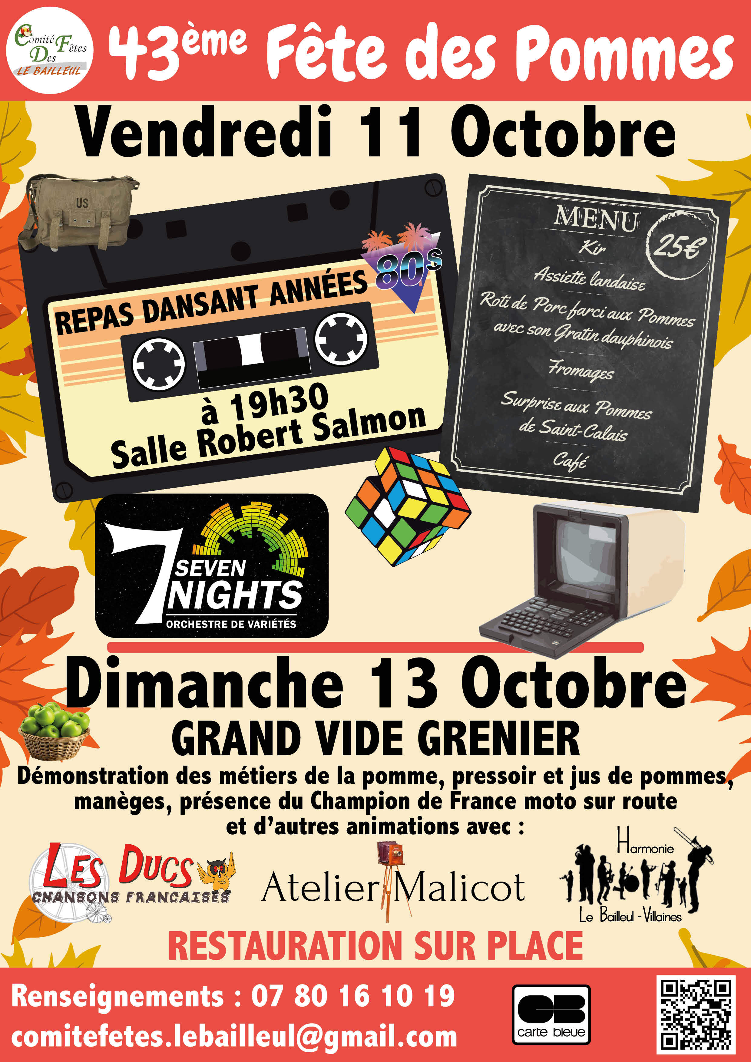 affiche grand vide greniers 2024