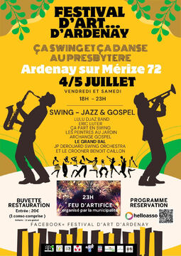 AFFICHE festival d'art d'Ardenay 2025